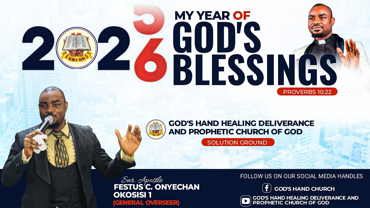 SUNDAY BREAKTHROUGH SERVICE WITH SNR.APOSTLE FESTUS CHINEDU ONYECHAN (OKOSISI 1) 22/02/2026.