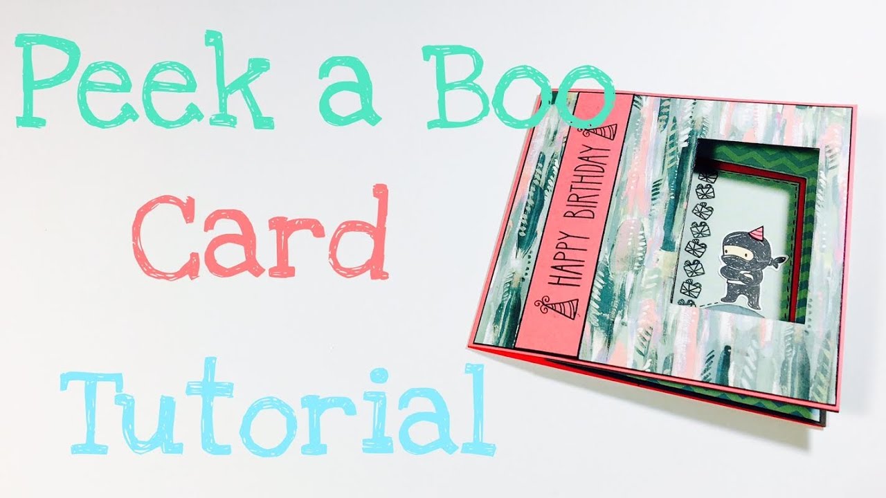 Peek a Boo Card [tutorial | deutsch]