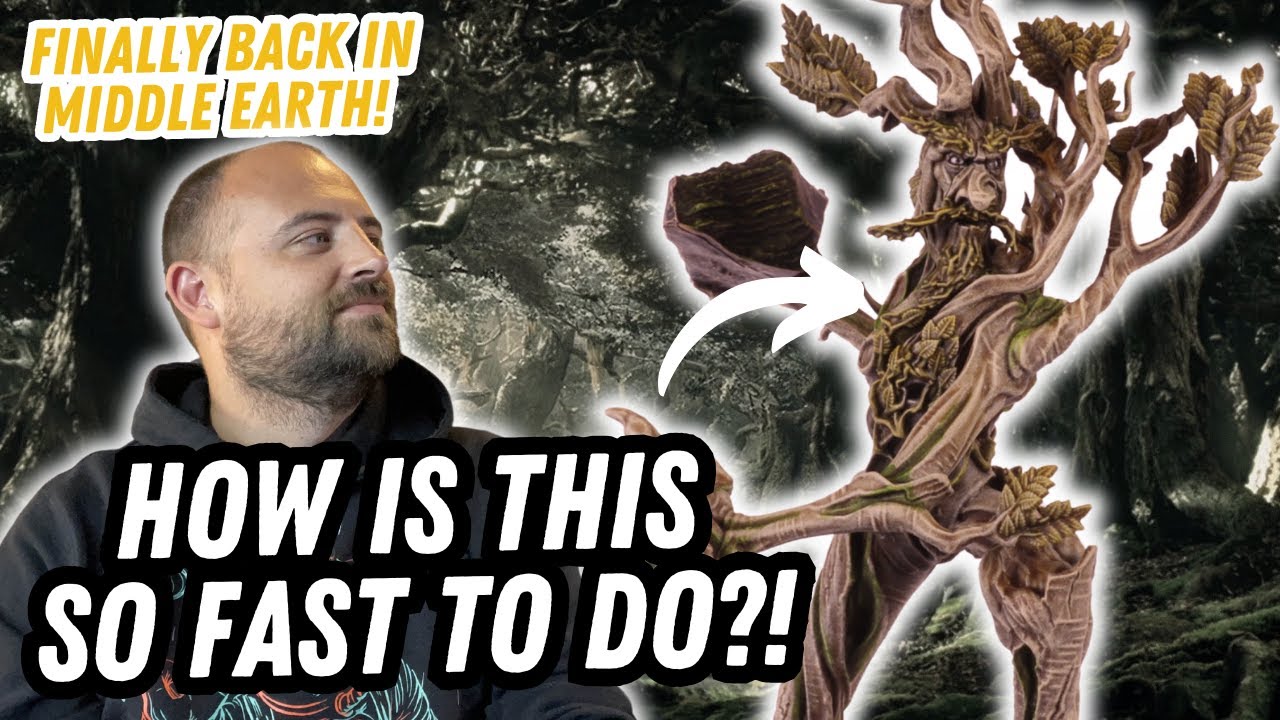 Speed Paint Beechbone the Ent for Middle Earth!