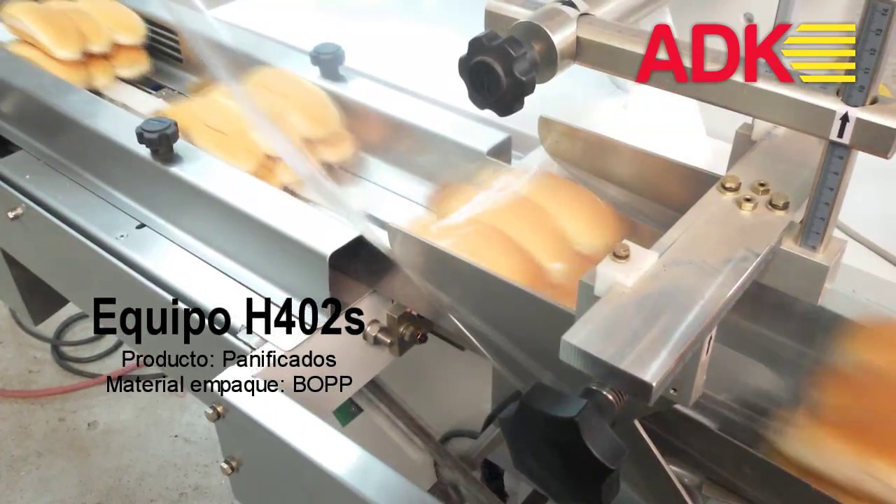 ADK Horizontal (HFFS) modelo H402s - Panificados (Para hamburguesas, Panchos y otros)