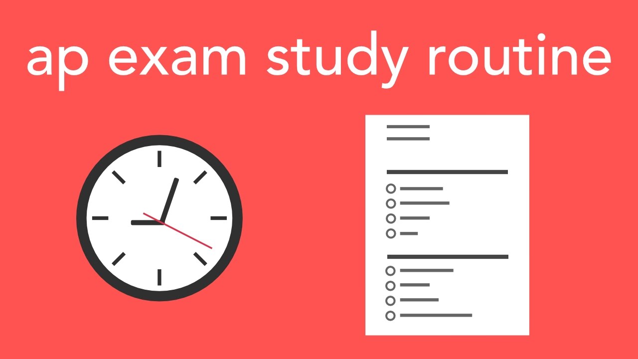 ap exam study routine