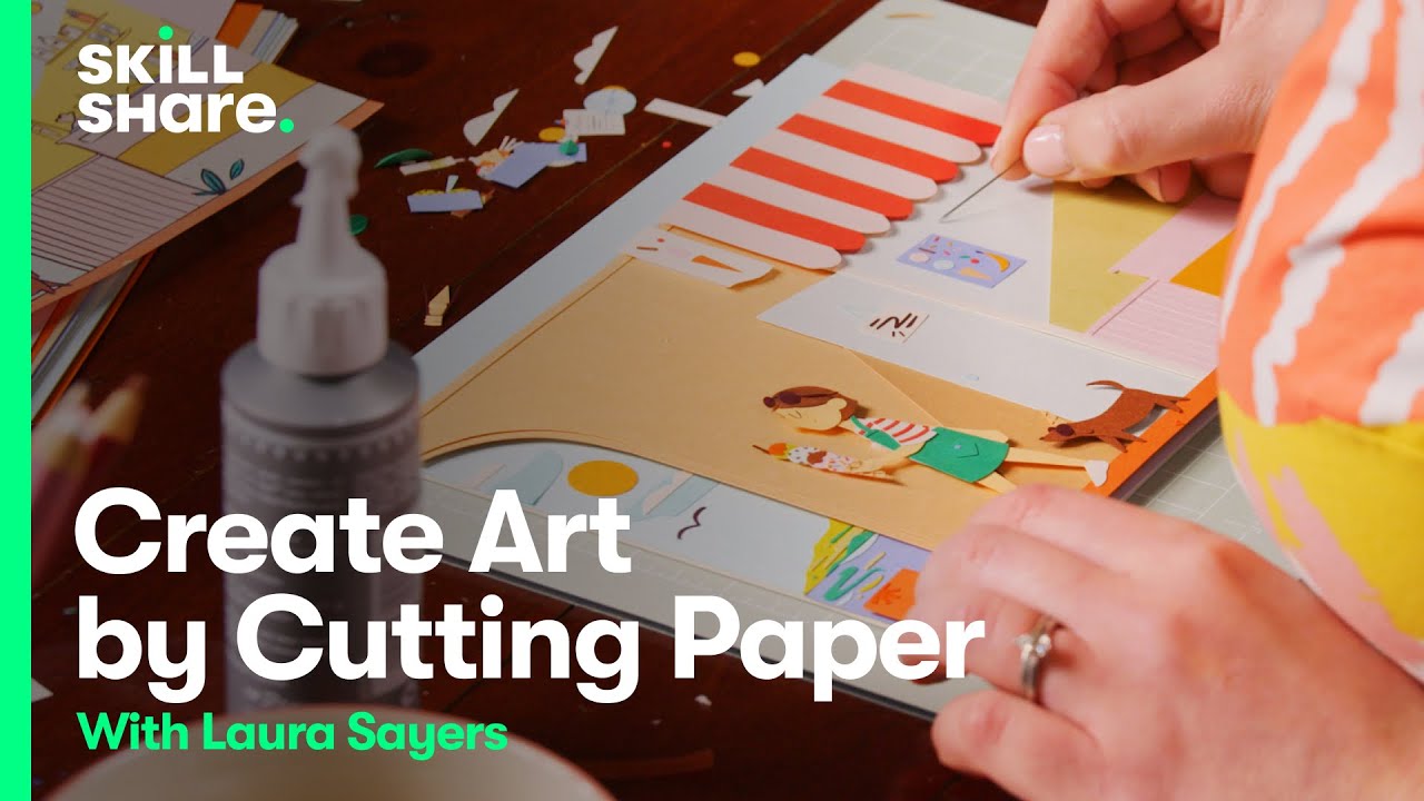Cutting Paper for Collages and More