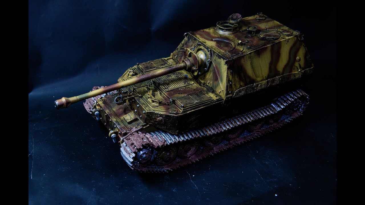 Elefant Zvezda 1/35 painting video