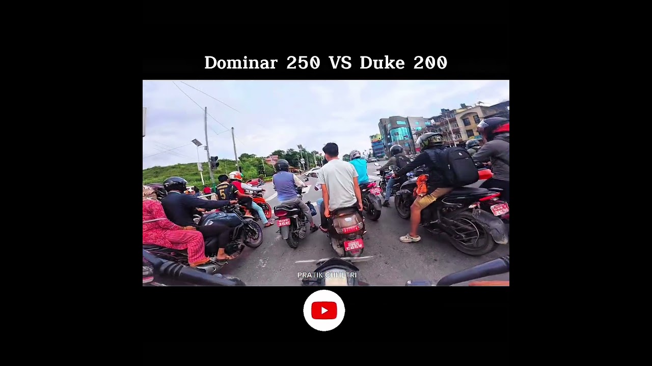 Dominar 250 VS Duke 200