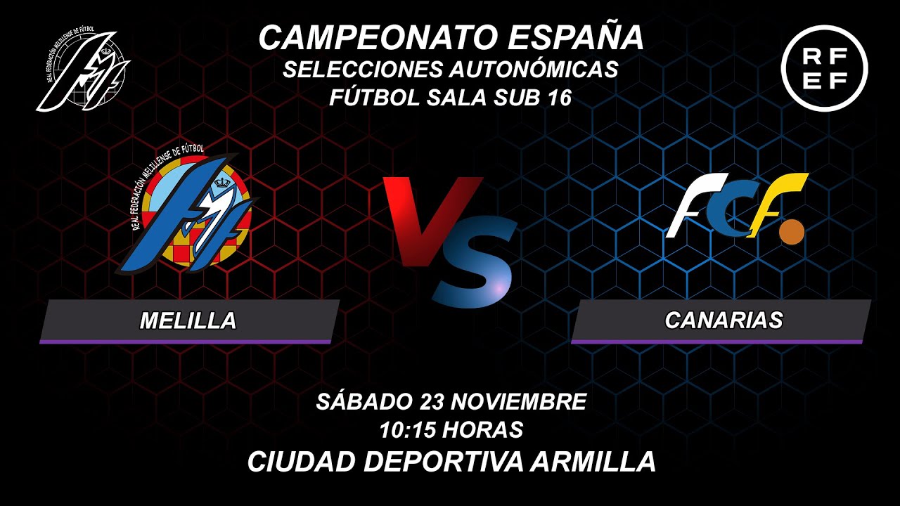 Selección de Melilla - Selección de Canarias