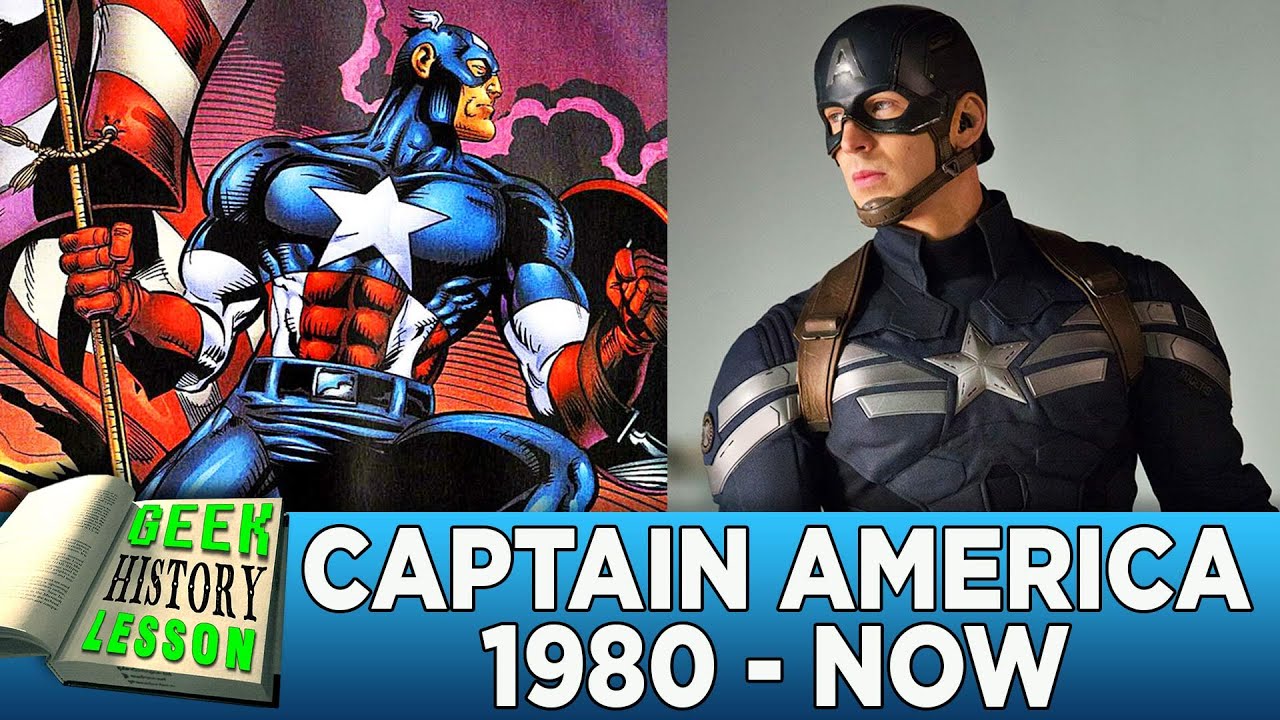 Captain America's History - 1980 to Now! - Geek History Lesson