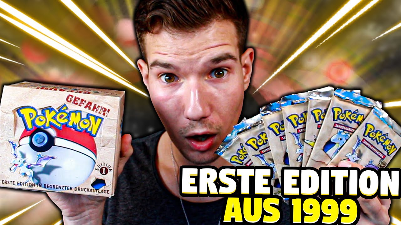 Wir öffnen "FIRST EDITION" Fossil Booster 🔥😱 Pokémon Opening
