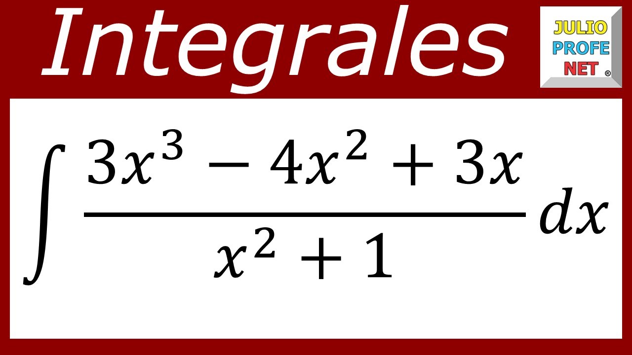 Integrales por fracciones parciales | Ej. 5 #julioprofe