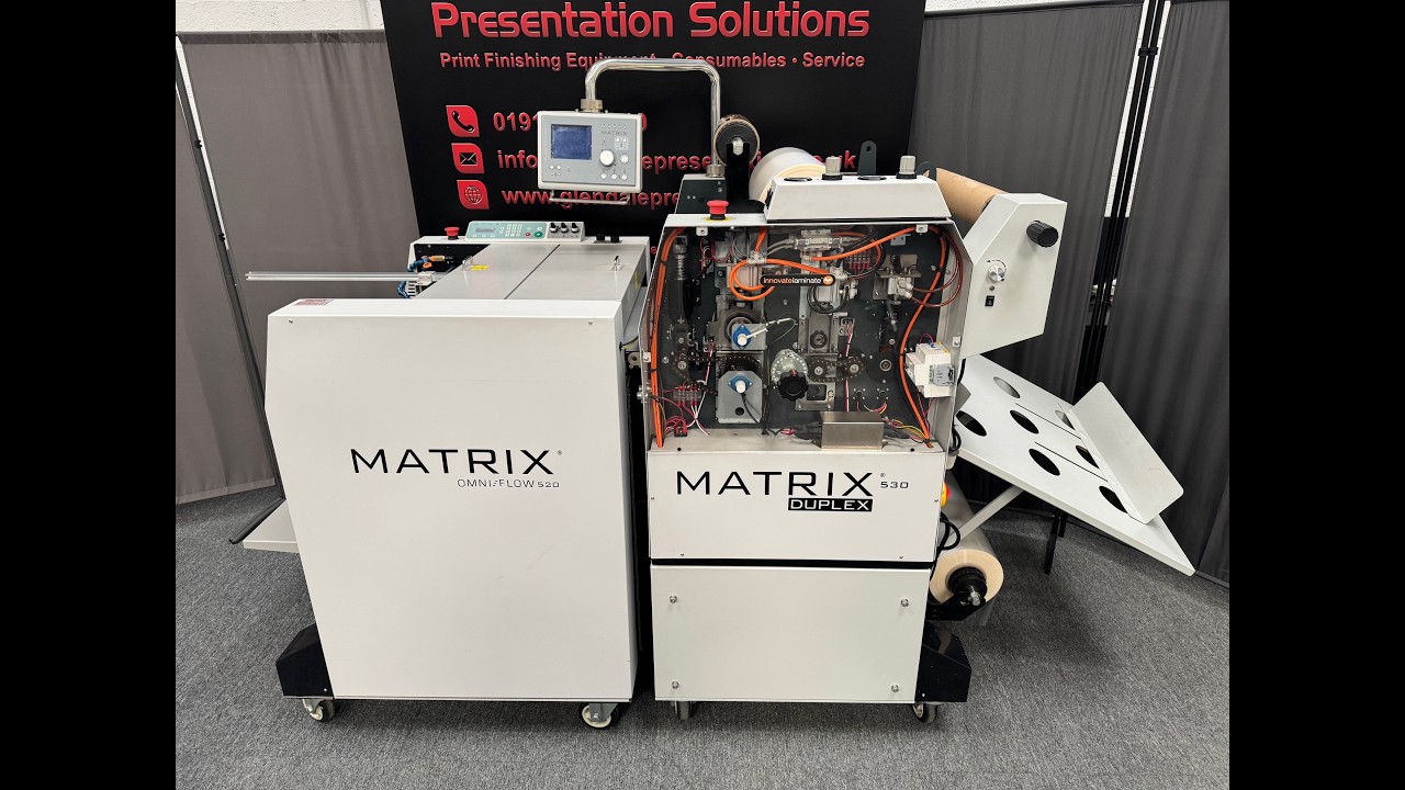 Matrix 530DP Laminator with Omni-Flow Feeder