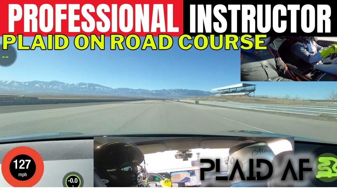 Tesla Plaid on Road Course w/ Professional Race Car Instructor