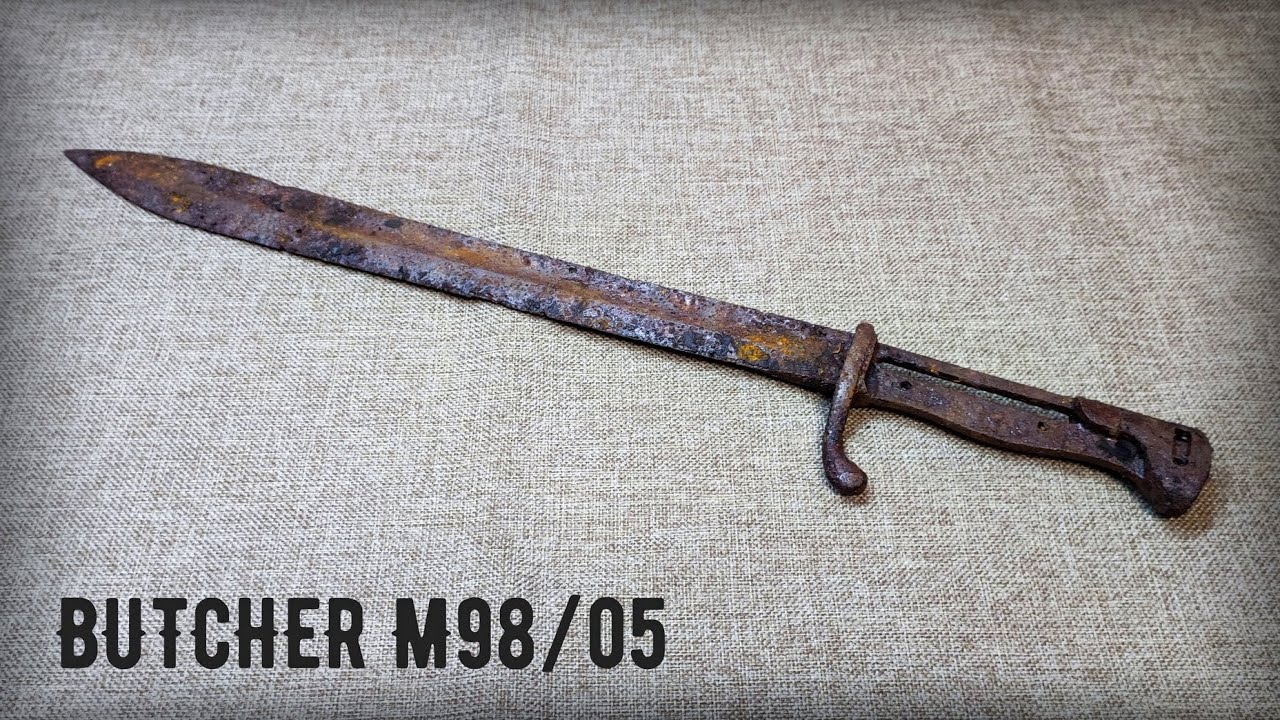 I restored a 110-years-old WW1 German Butcher Bayonet M98/05