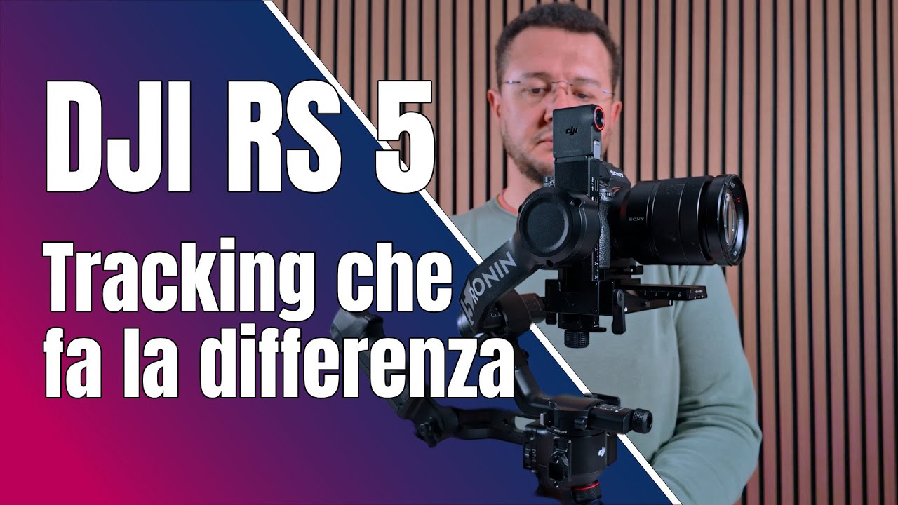 DJI RS 5: stabilizzazione e tracking intelligente per ogni videomaker