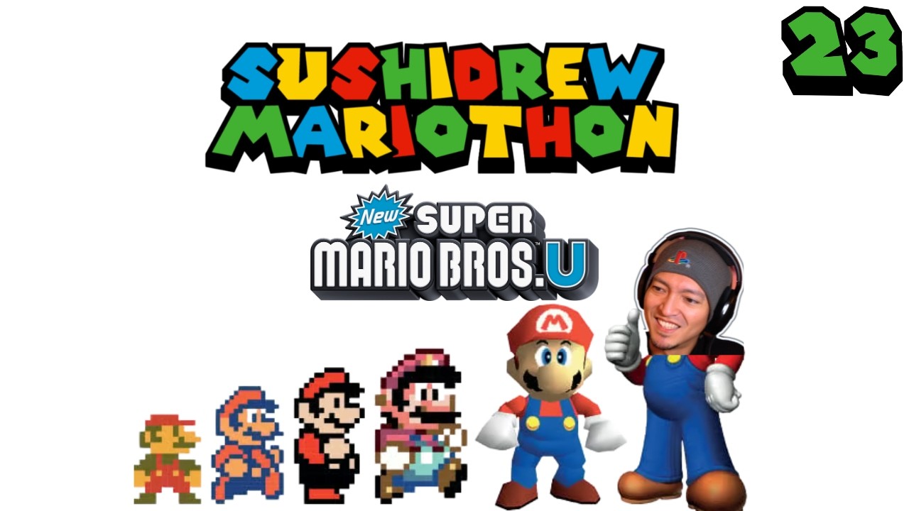 LIVE:  Mariothon Day 23: New Super Mario Bros U