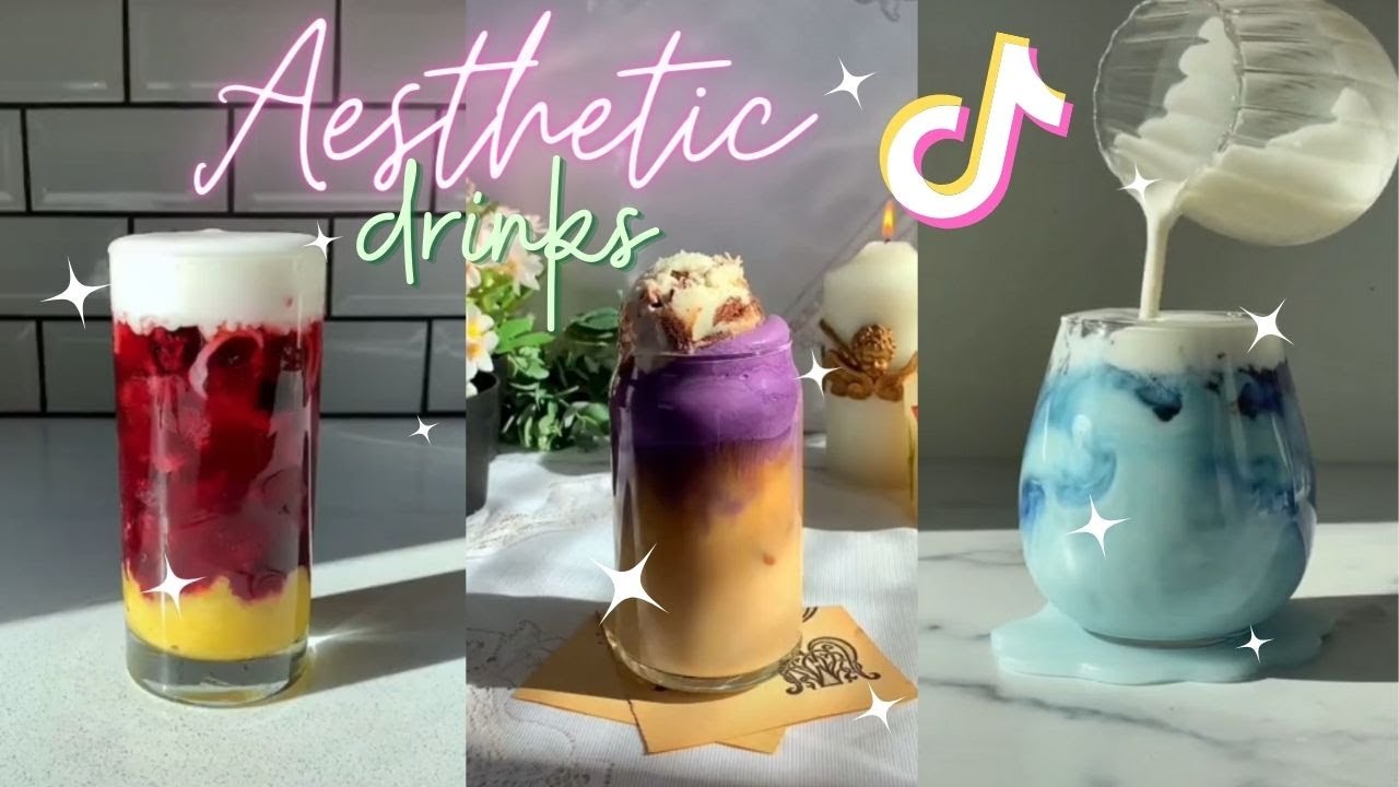 ✨Aesthetic Drinks✨ Part 5 | Relaxing Homecafe Drinks | TikTok Compilation |  2021