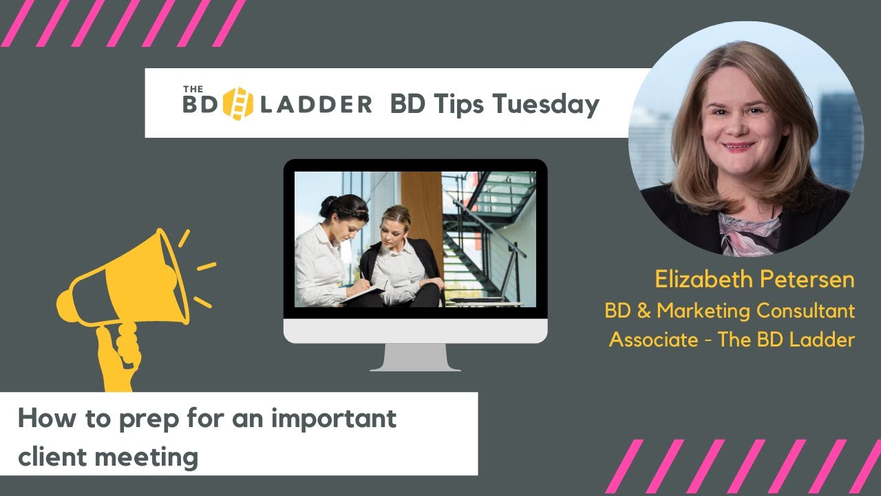 How to prep for a client meeting. #BDTipsTuesday