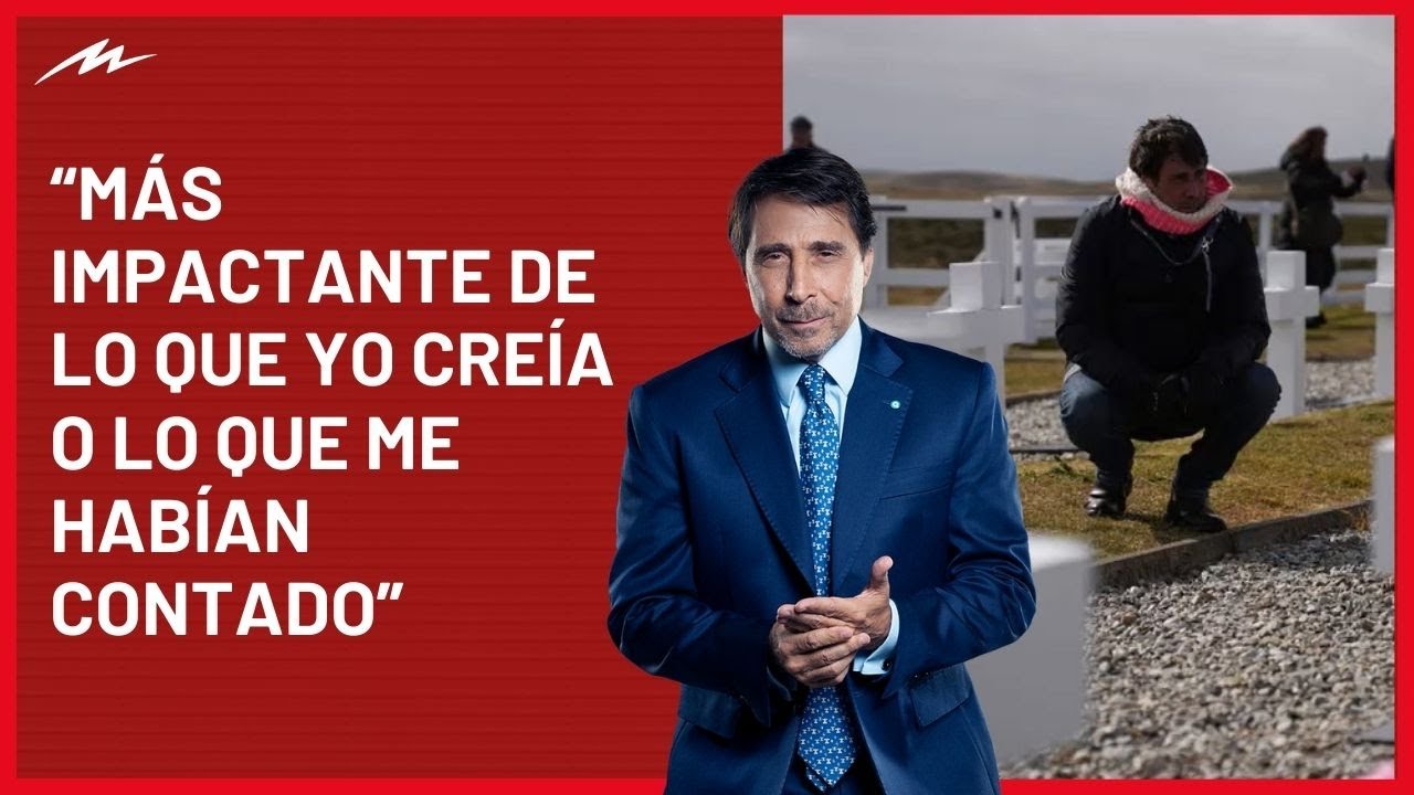 Eduardo Feinmann contó en primera persona como fue su viaje a las Islas Malvinas Argentinas
