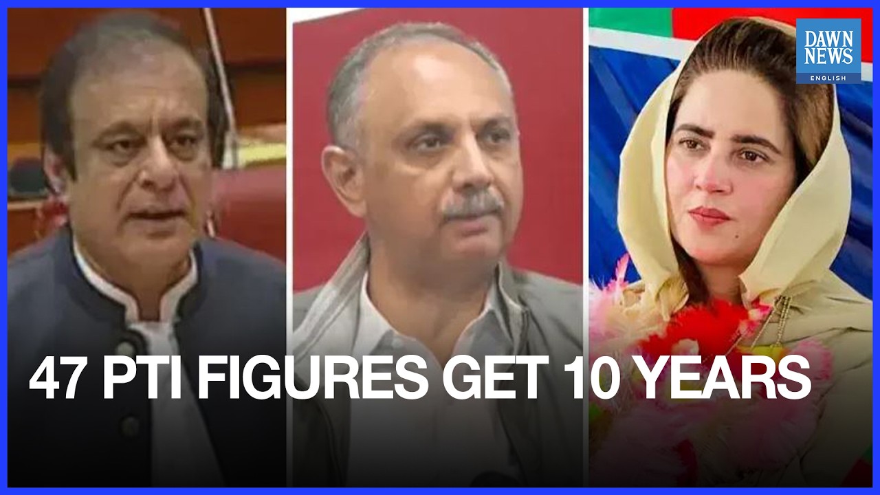 ATC Sentences 47 PTI Leaders, Workers to 10 Years in May 9 GHQ Attack Case | Dawn News English
