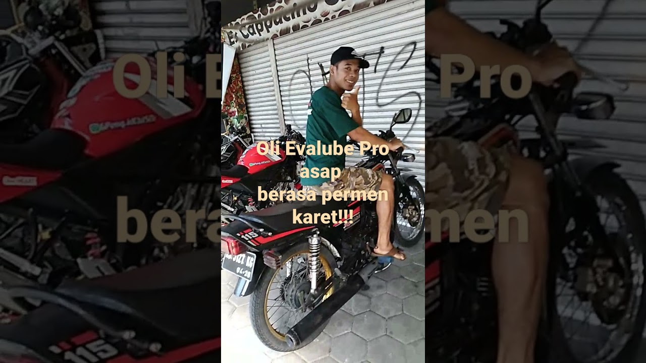 Oli Samping Bau Permen karet , Evalube Pro 2T wangi tanpa asap!! 