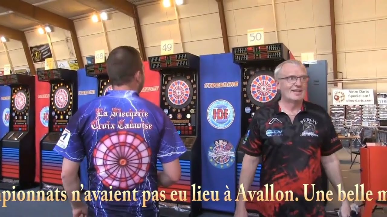 Avallon (89) recevait les championnats de France de Fléchettes.