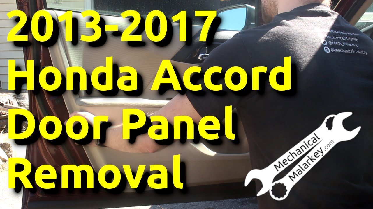 2013-2017 Honda Accord Door Panel Removal