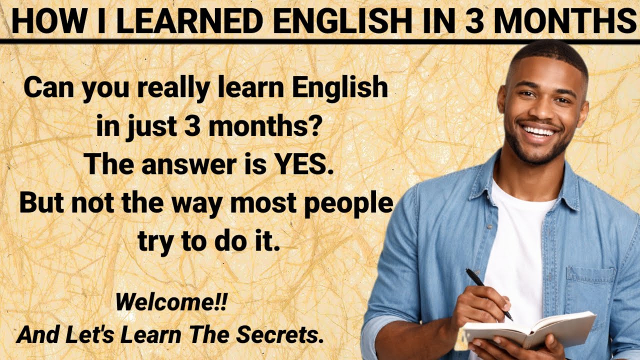 Learn English Fast in 3 Months | Simple & Effective Method|English Speaking in 3 Months