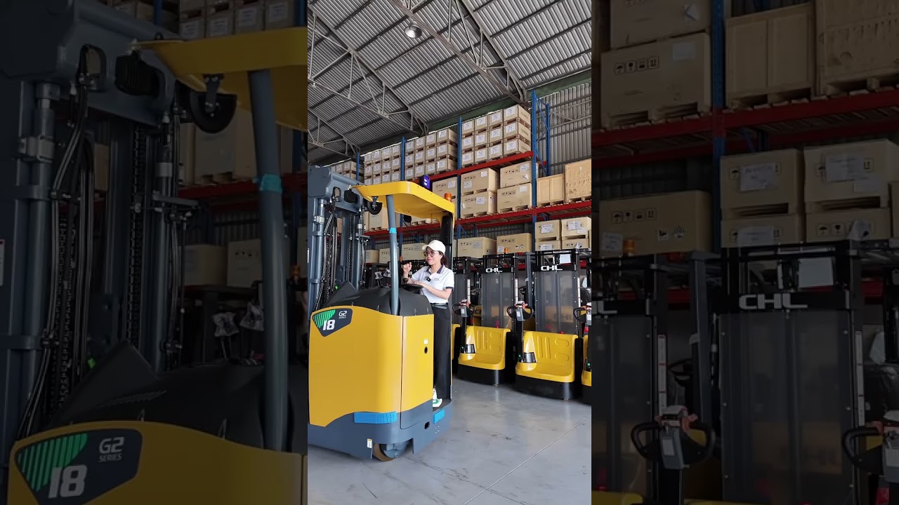 中国合力叉车前移式堆高机 RechTruck Forklift CHINA HELI VIETNAM COMPANY