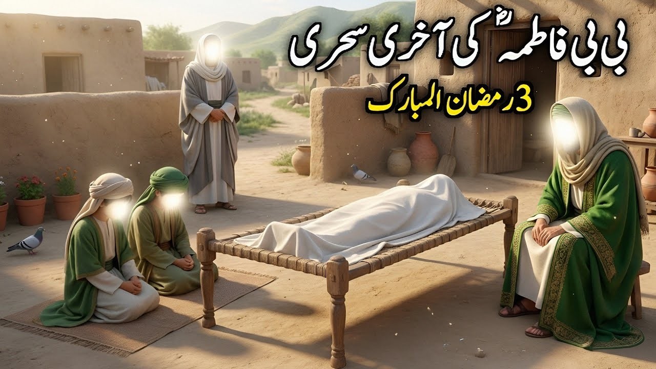 बीबी फ़ातिमा की आख़िरी सेहरी | Hazrat Bibi Fatima RA ki Wafaat ka Dard Bhara Waqia