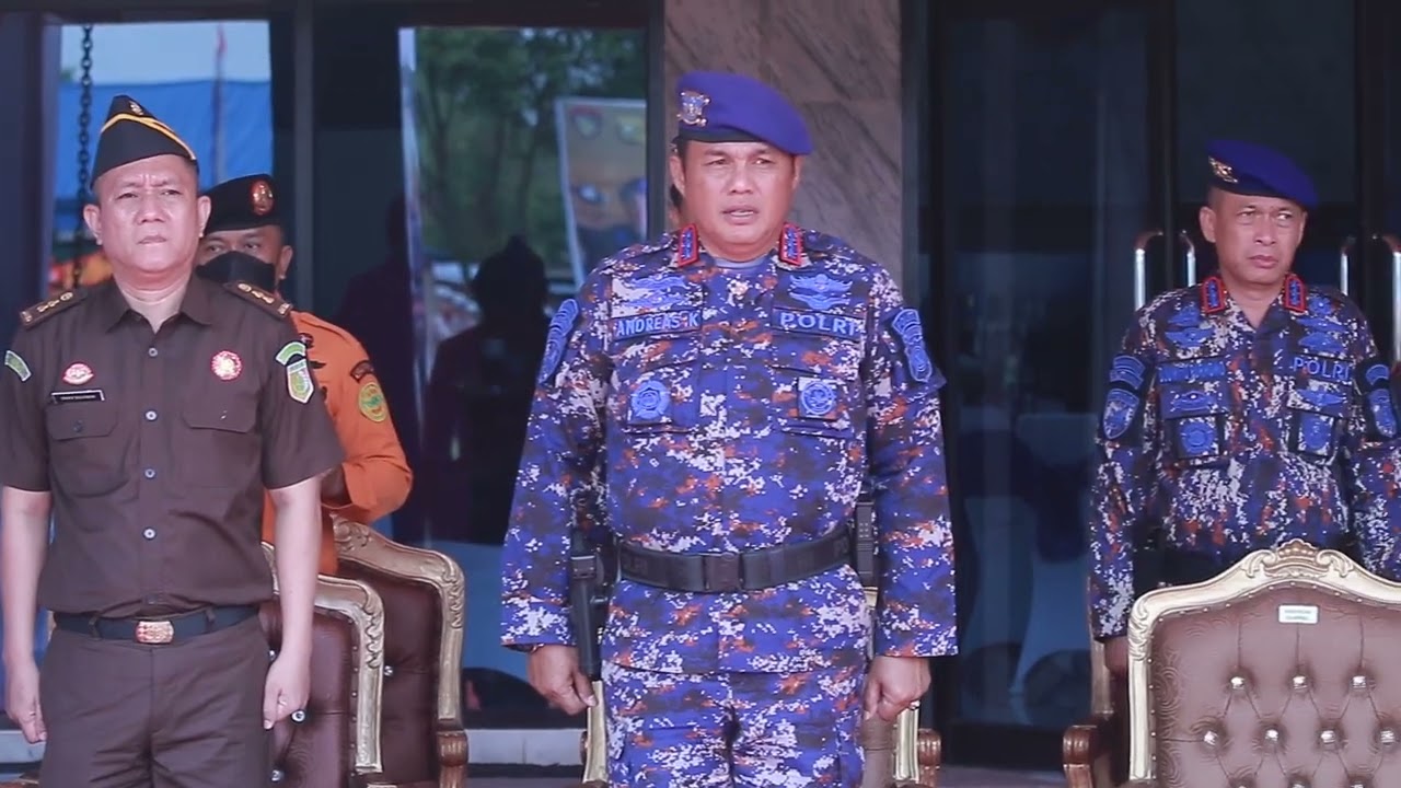 Kepala Kantor Basarnas Palembang menghadiri Upacara Hut Pol Airud ke 72