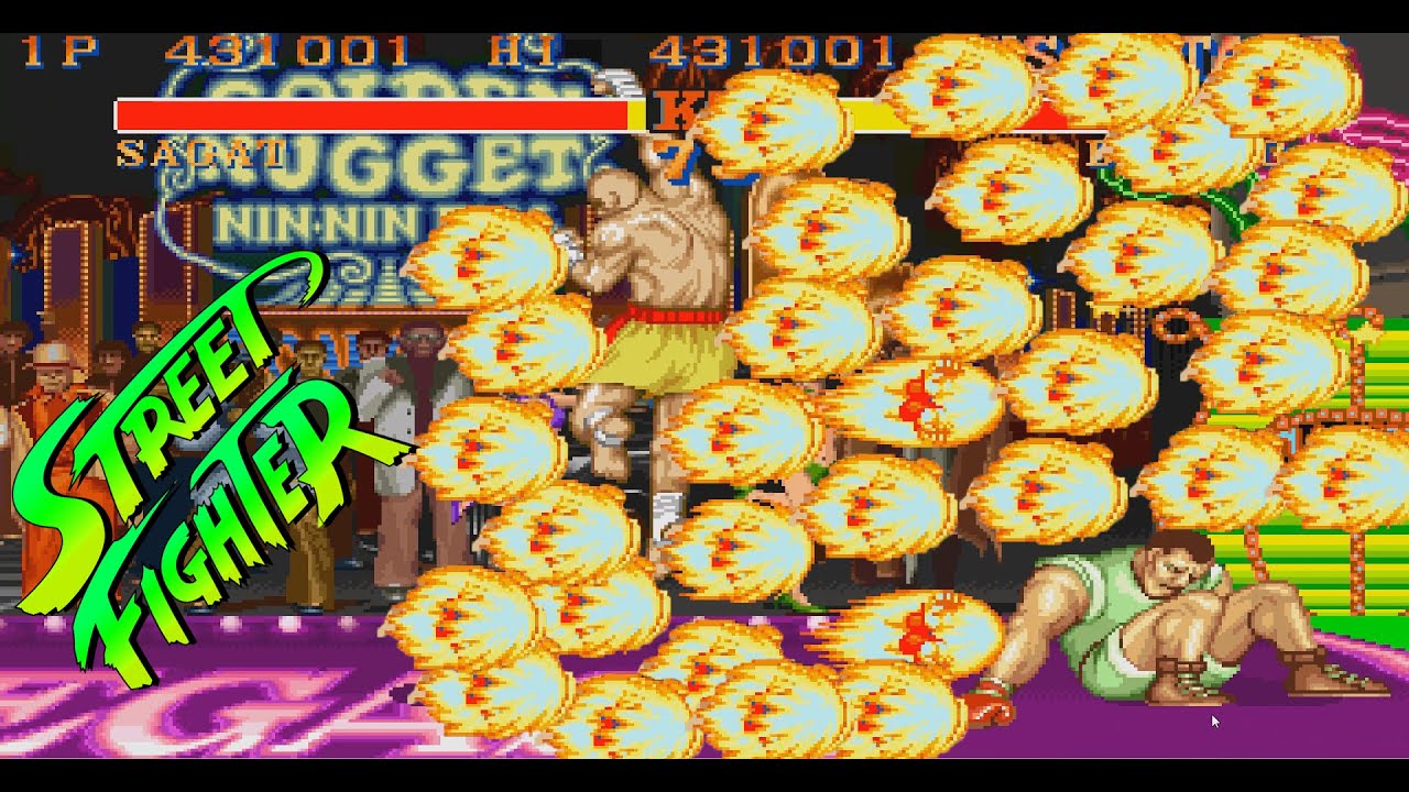 Street Fighter II Champion Edition | Апперкот Сагата (HD 720p)