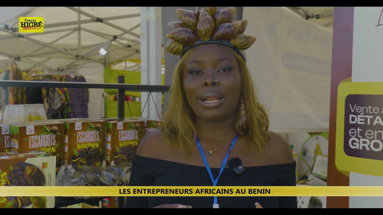 Reportage sur les entrepreneurs africains au Bénin à fenou higbé. 