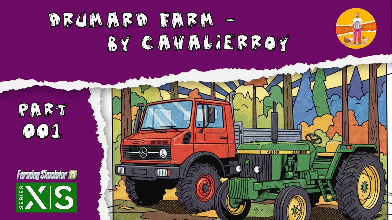 Ферма Дрюмард | Испытание &laquo;Из нищего в барона&raquo; | Часть 001 | #milkthathen | #farmerdnkey |