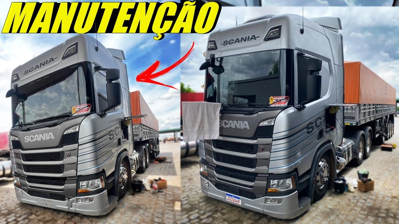 DE TOCO NO PATIO SEM CARGA... MAS ROLOU MANUTENÇÃO!