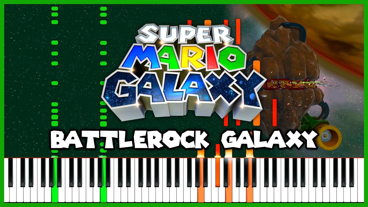 Battlerock Galaxy ~ Super Mario Galaxy | Piano Cover (+ Sheet Music)
