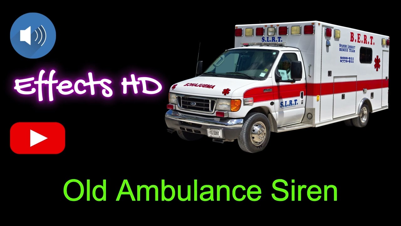 Old Ambulance Siren - ambulance siren sound effects #ambulancesound #ambulancesiren