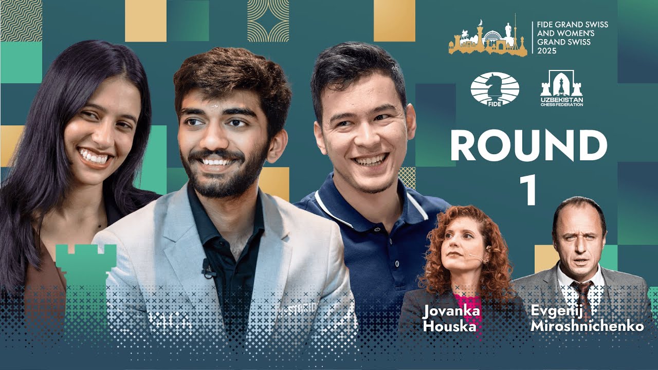 Chess ♟ | FIDE Grand Swiss 2025 | Round 1 | ft. 🇮🇳 Gukesh D, 🇺🇿 Abdusattorov, 🇮🇳 Deshmukh and more