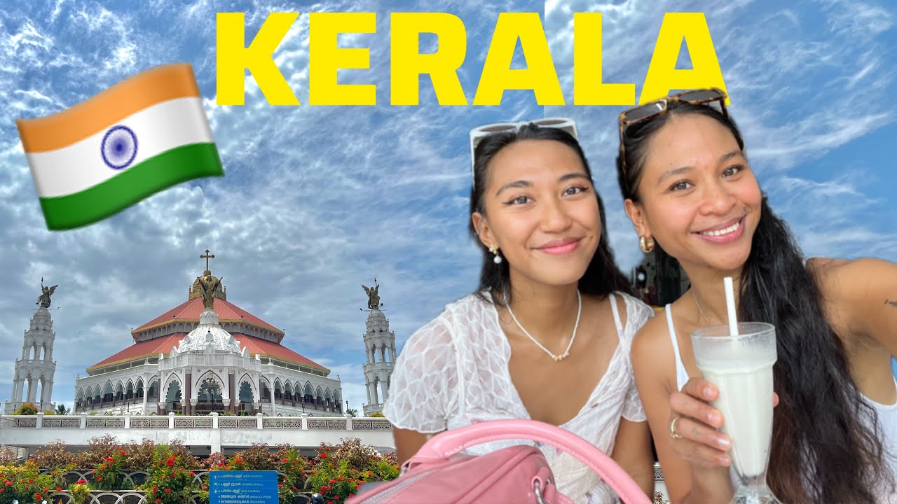 We visited a church with a cemetery underneath in Kerala, India + Street food