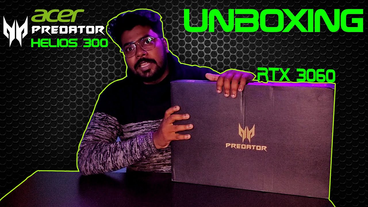 Acer Predator Helios 300 Unboxing | i7 10870H RTX 3060 | Best Gamming Laptop Under 1 Lakh | Hindi