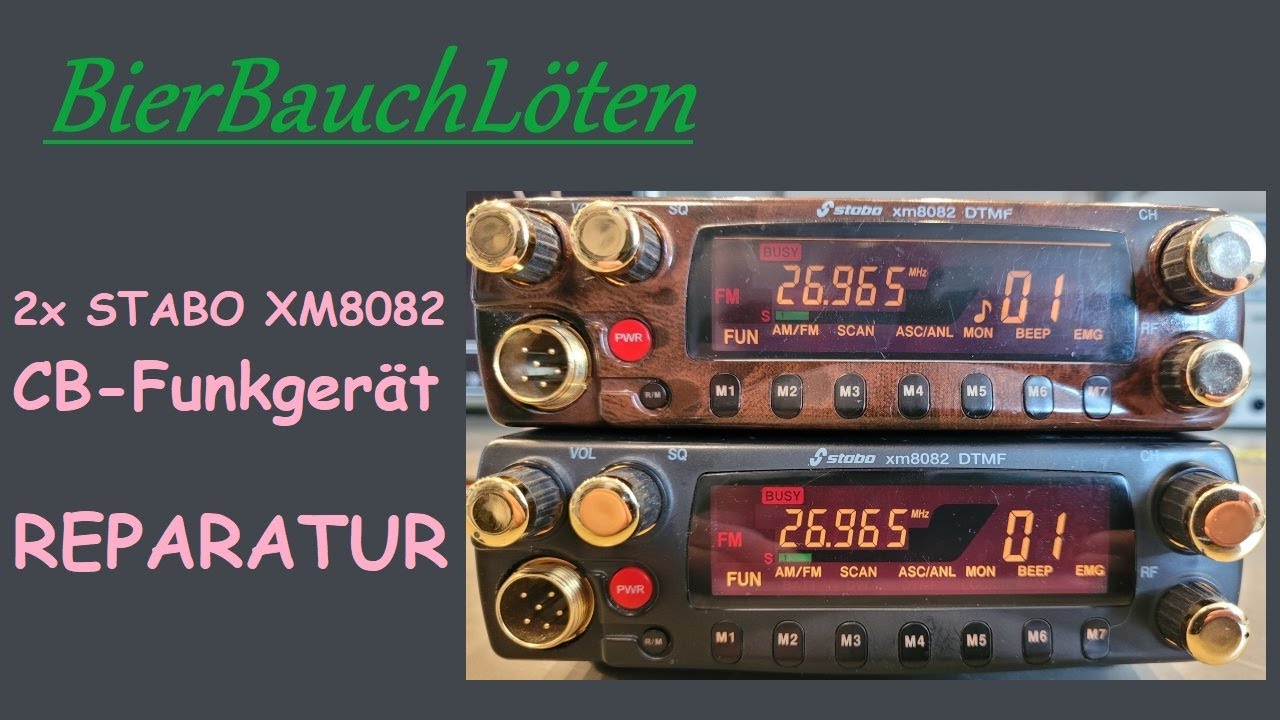STABO XM8082 CB-Funkgerät Reparatur