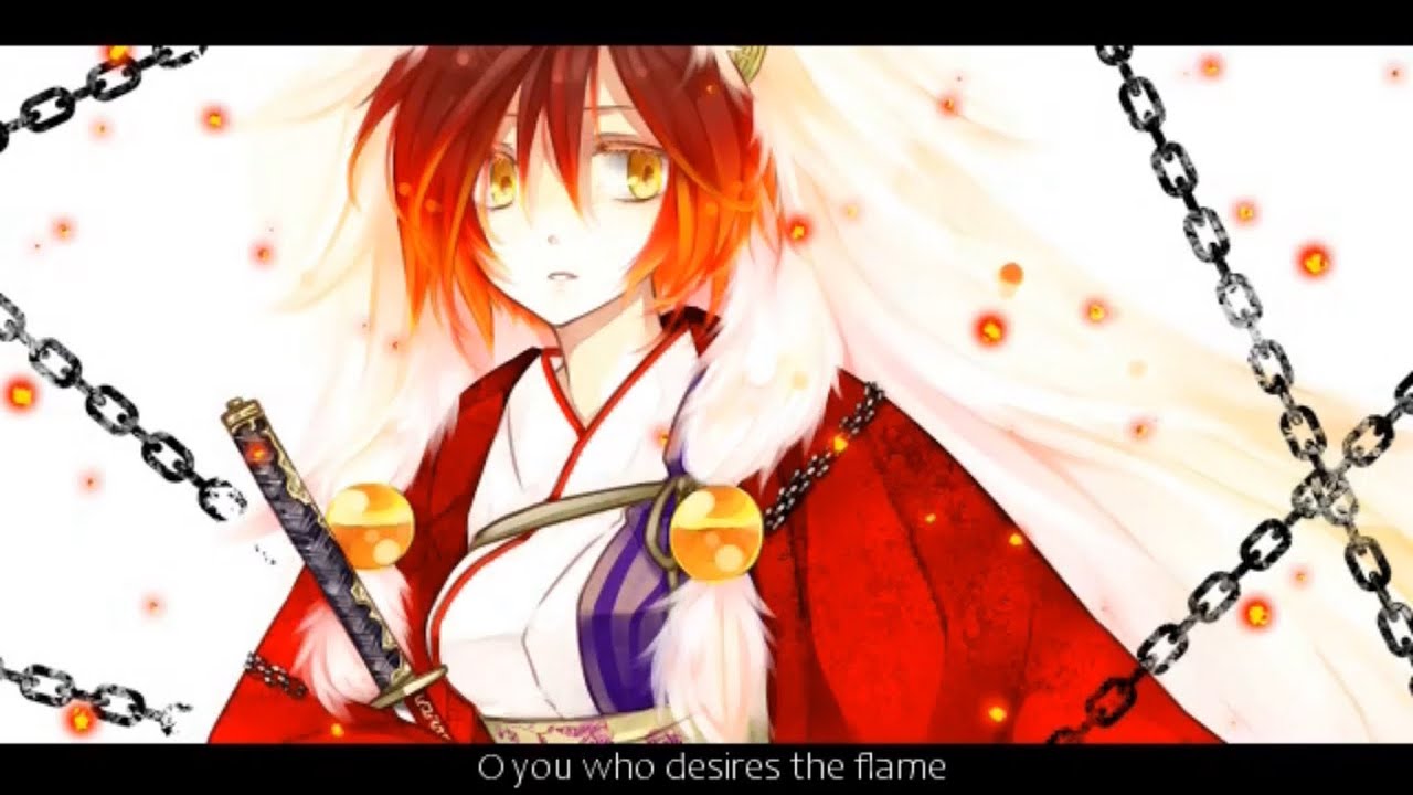 [MEIKO] Flame Princess/Homura Hime English Lyrics