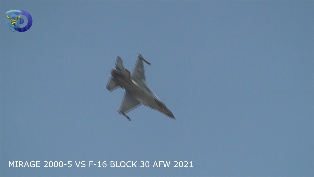 Mirage 2000-5 vs F-16 Block 30 AFW 2021