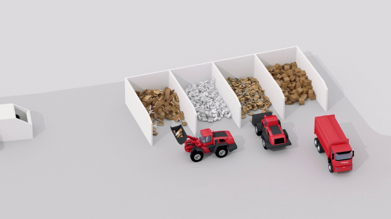 Cycle des d&eacute;chets papiers et cartons