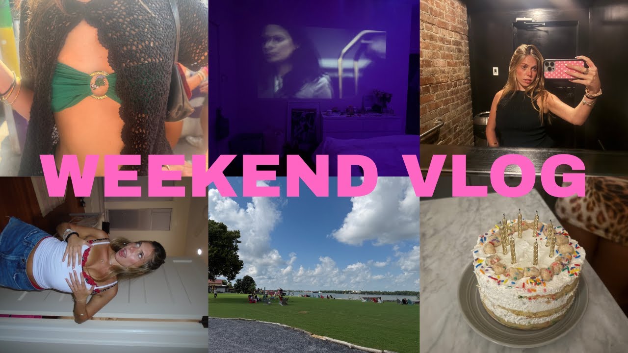 ТУЛЕЙН ВЛОГ ★ первый игровой день, поход по барам с бурбоном и празднование дня рождения