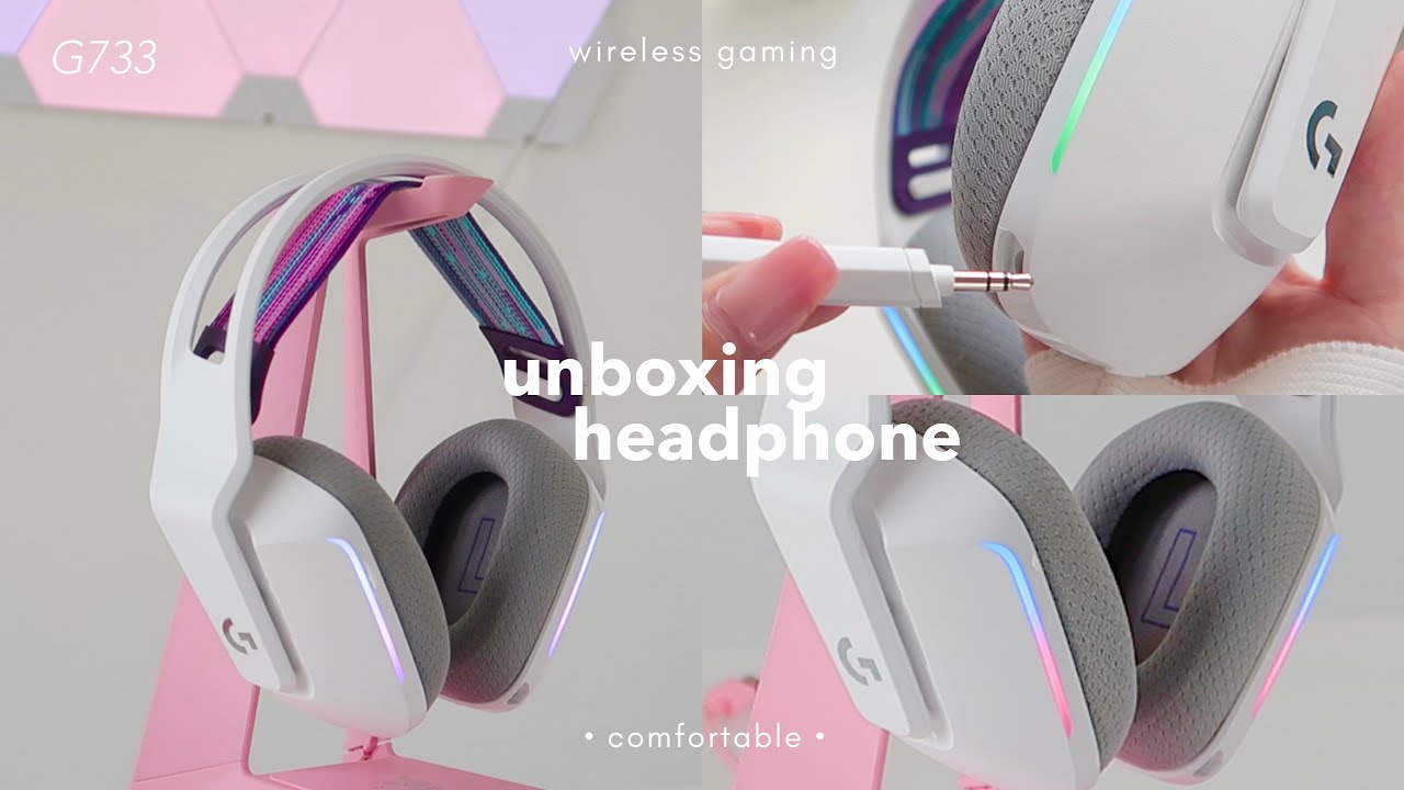 unboxing - logitech G733 most comfortable headset หูฟังไร้สายที่ใส่สบายที่สุด | ZANOOK