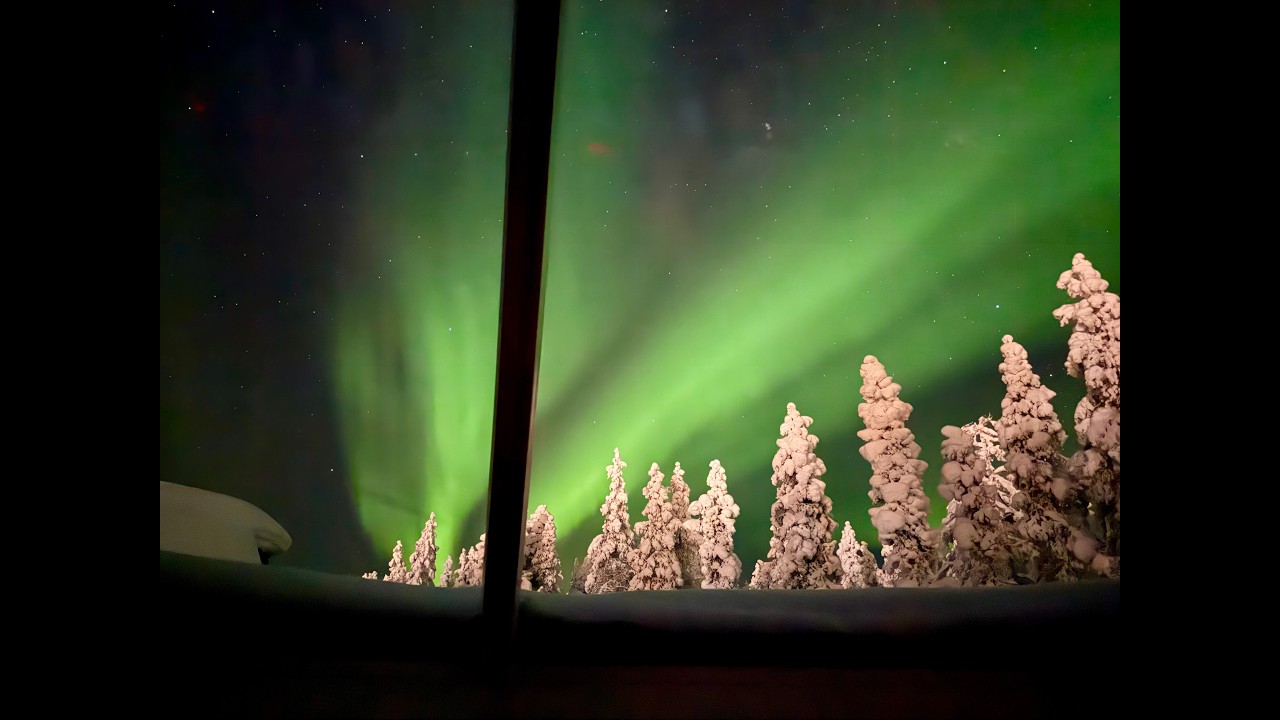 Aurora Timelapse from Saariselk&auml;,  Finland