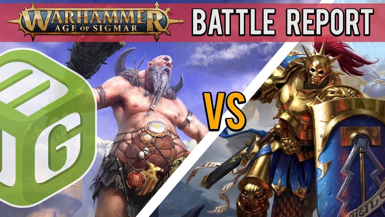 NEW Sons of Behemat vs Stormcast Eternals Age of Sigmar 3rd Edition Battle Report Ep 140