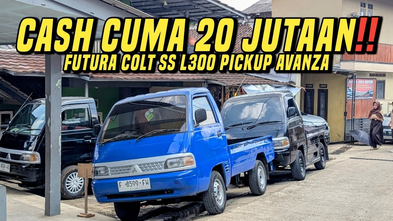 Gudang nya mobil bekas pickup murah lagi❗Futura Colt ss avanza L300 cash cuma 20 jutaan murah 