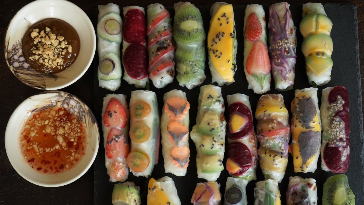 Mini rouleaux de printemps vegan