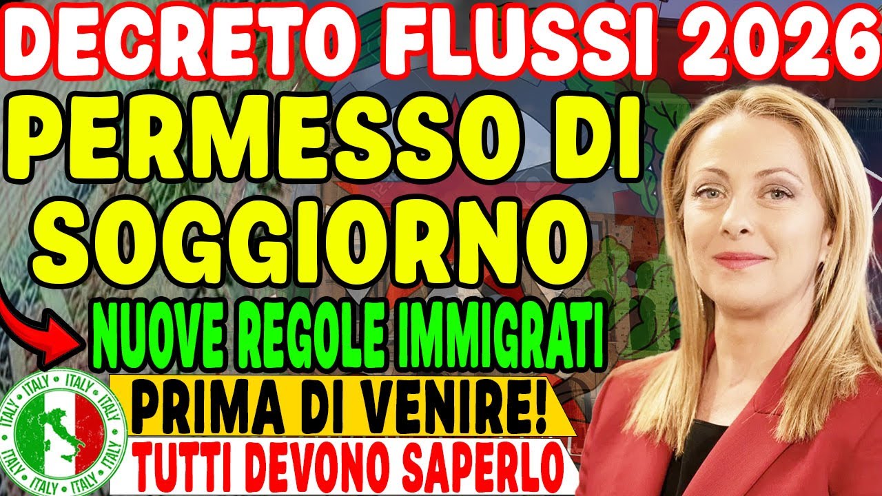 Lavoro in Italia 2026 🇮🇹 Nuove Regole per Immigrati – Tutti Devono Sapere