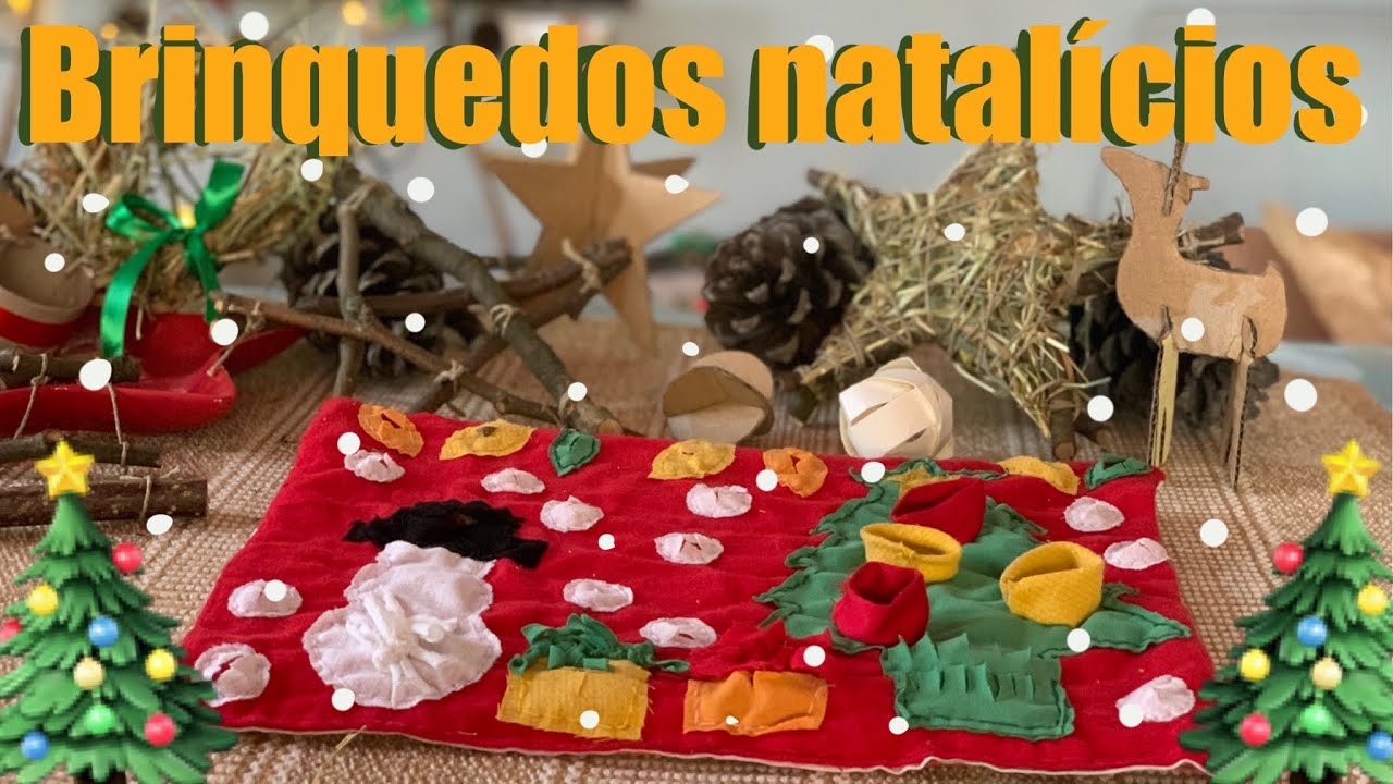 COMO FAZER BRINQUEDOS PARA COELHOS TEMÁTICOS DO NATAL + TAPETE INTERATIVO PARA ANIMAIS 🎄