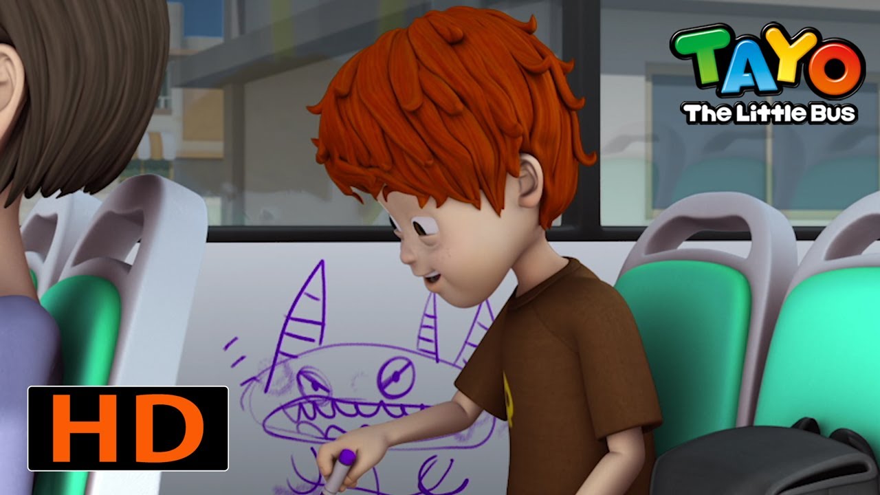 Tayo Deutsch Ganze Folge l Im Bus zu kritzeln ist schlecht l Kinderfilm l Tayo der Kleine Bus
